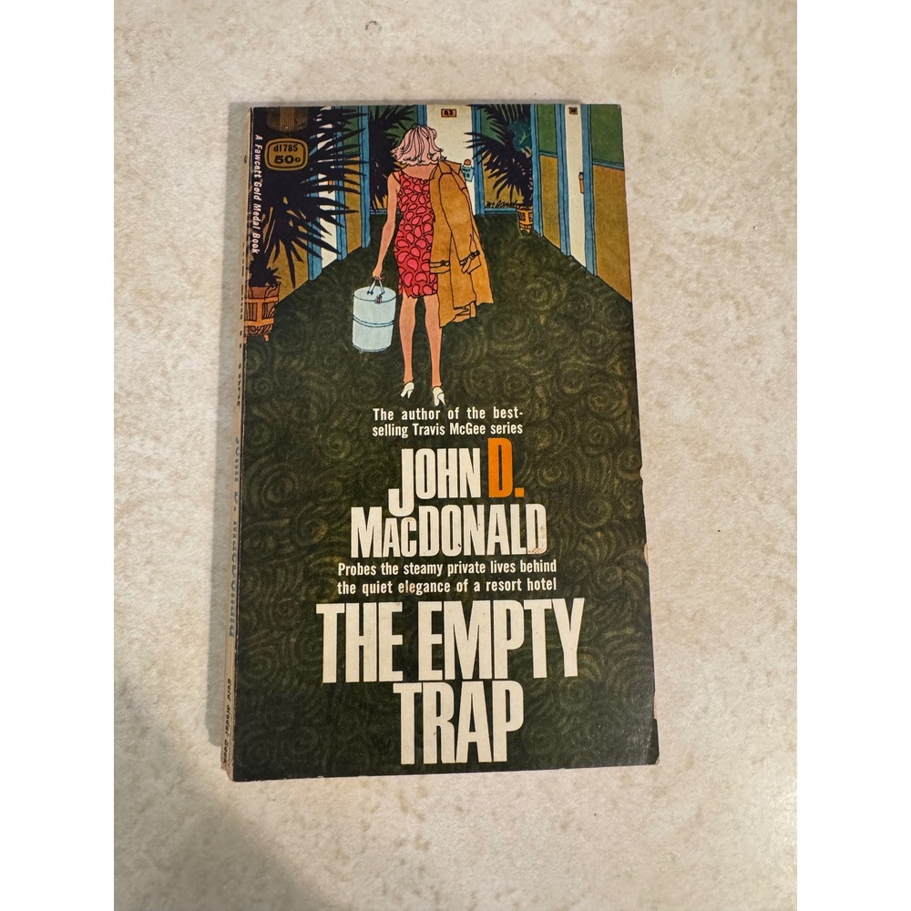 The Empty Trap John D MacDonald Vintage‎ 1957 Fawcett Gold Medal Paperback d1785